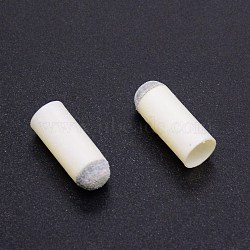 Plastic Billiards Cue Head Cover, Column, Ghost White, 26x10mm, Hole: 9mm(AJEW-WH0240-31A)