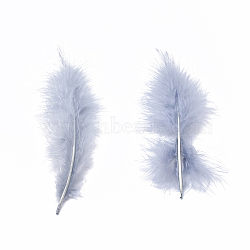 Fashion Feather Costume Accessories, Light Steel Blue, 120~190x30~56mm, about 400~500pcs/bag(FIND-Q040-04G)