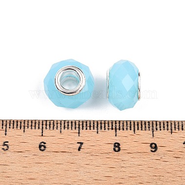 Nachahmung Jade Glas European Beads(GPDL-N004-B14mm-B03)-3