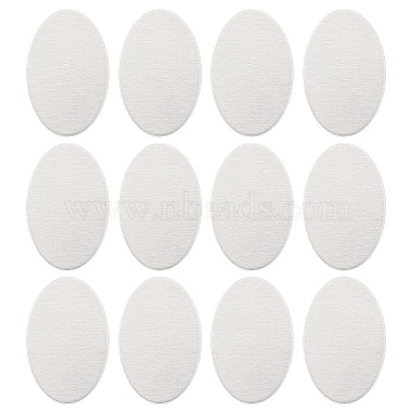 Platinum Oval Aluminum Cabochons