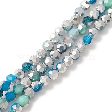 Electroplate Glass Beads Strands(EGLA-YW0002-B02)-3