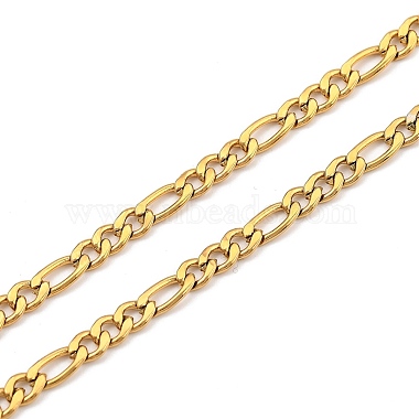 304 Stainless Steel Figaro Chains Necklaces(NJEW-JN02976-02)-2