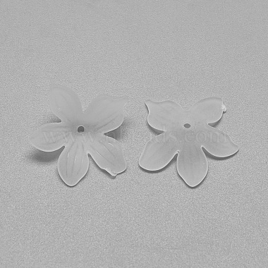 5枚の花弁透明アクリルビーズキャップ(X-FACR-S015-SB518)-2