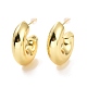 Brass C-shape Stud Earrings(EJEW-A072-17LG)-1