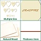 12piezas 12 aros de madera estilo macramé para hacer manualidades(DIY-WH0545-004)-3