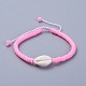 Eco-Friendly Handmade Polymer Clay Heishi Beads Braided Bracelets(BJEW-JB04318-03)-1