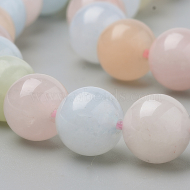 Chapelets de perles en morganite naturelle(G-Q961-08-8mm)-3