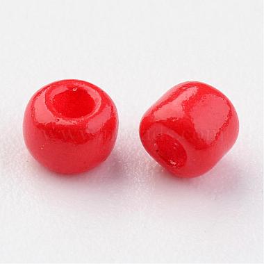 8/0 3mm Baking Paint Glass Seed Beads Loose Spacer Beads(X-SEED-S002-K20)-2