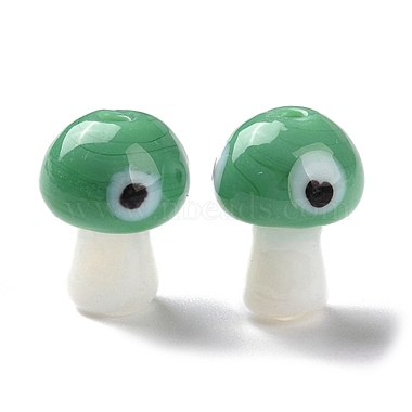 Handmade Evil Eye Lampwork Beads(LAMP-D018-01C)-2