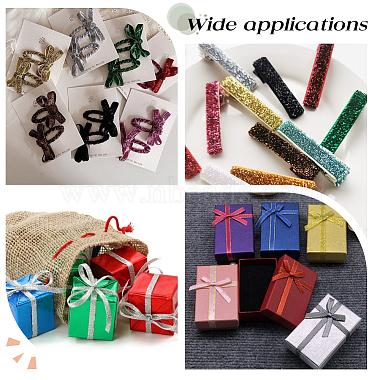 1 Roll Glitter Sparkle Ribbon(OCOR-CY0001-04C)-5