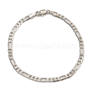 Brass Figaro Chain Bracelets & Necklaces for Women(NJEW-U011-11P)-3