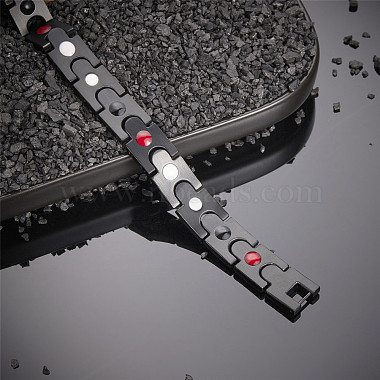 SHEGRACE Stainless Steel Watch Band Bracelets(JB651C)-2