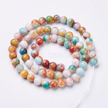 Jade Beads Strands(G-D264-6mm-XH14)-3