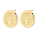 Religion Brass Stud Earrings(EJEW-F405-23F-G)-2