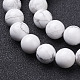 Chapelets de perles en howlite naturelle(X-G-E403-65-8mm)-2