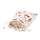 Christmas Theme Cotton Fabric Cloth Bag(ABAG-H104-B17)-4