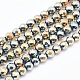 Electroplate Non-magnetic Synthetic Hematite Beads Strands(X-G-L486-C-19)-1