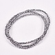 Electroplate Non-magnetic Synthetic Hematite Beads Strands(G-J169B-2mm-02)-2