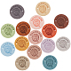 gorgecraft 60pcs 15 couleurs étiquettes en cuir pu(DIY-GF0005-68)-1