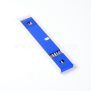 Pencil Lead, Blue, 15.4x2.9x0.18x0.9cm(AJEW-WH0002-67B)