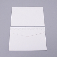 Paper Envelopes, Rectangle, White, 11x16x0.03cm(DIY-WH0189-24B)