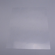 Transparent Plastic Board with Protective Paper for Photo Frame Replacement, DIY Display Projects, Craft, Rectangle, Clear, 30x25x0.04cm(DIY-WH0190-86F)