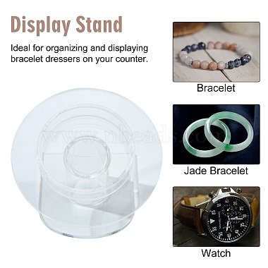 Органические стеклянных браслетов / браслеты дисплей(X-BDIS-N002-01)-4