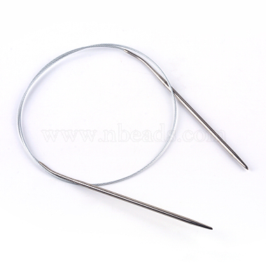 Steel Wire Stainless Steel Circular Knitting Needles and Random Color Plastic Tapestry Needles(TOOL-R042-800x1.75mm)-3