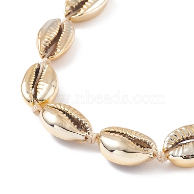 Natural Cowrie Shell Beaded Necklace(NJEW-JN03745-02)-4