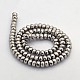 Electroplate Non-magnetic Synthetic Hematite Beads Strands(G-J208F-06)-2