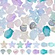 150pcs 15 perles de verre transparentes peintes à la bombe(GLAA-SC0001-92)-2