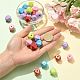 50Pcs 5 Colors UV Plating Opaque Acrylic Beads(OACR-FS0002-87)-4