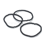 Glass Beaded Stretch Bracelets, Round, Beads: 4~5mm, Inner Diameter: 2-1/4 inch(5.65cm)(BJEW-D446-A-23)
