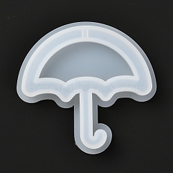 DIY Umbrella Shaker/Quicksand Jewelry Silicone Molds, Resin Casting Molds, For UV Resin, Epoxy Resin Jewelry Making, White, 70x75x10mm, Inner Diameter: 60x64mm(DIY-I057-09)