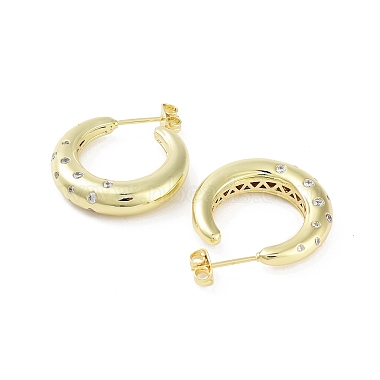 Boucles d'oreilles en laiton plaqué en rack(EJEW-B047-05G-09)-2