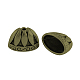 Tibetan Style Alloy Bead Cones(X-TIBE-976-AB-FF)-1