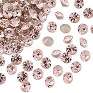 Preciosa&reg MAXIMA Crystal Round Stones, Czech Crystal, Dura Foiling, Round(431 11 615 Chaton), 70530 Vintage Rose, SS18(4.2~4.4mm)(Y-PRC-RBSS18-70530)