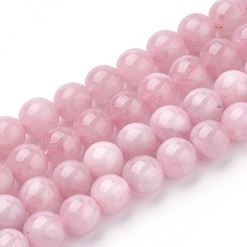 Natural Rose Quartz Beads Strands, Round, 6mm, Hole: 1mm, about 62pcs/strand, 15.5 inch