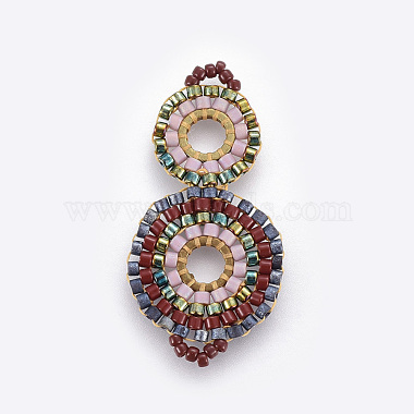 MIYUKI & TOHO Handmade Japanese Seed Beads Links(SEED-A027-G07)-2
