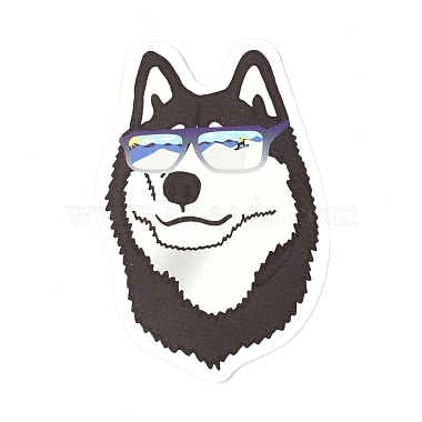 50Pcs 50 Styles Paper Siberian Husky Dog Stickers Sets(STIC-P004-21)-3