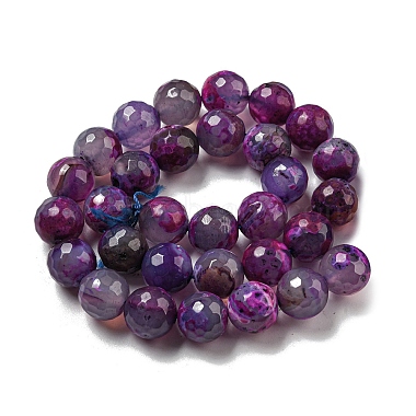 Faceted Natural Fire Crackle Agate Beads Strands(G-F447-12mm-N01)-3