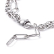 304 Stainless Steel Chain Bracelets for Women(BJEW-TA00066)-5