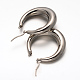 Ring 304 Stainless Steel Hoop Earrings(X-EJEW-O032-02P)-2