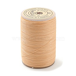 Round Waxed Polyester Thread String, Micro Macrame Cord, Twisted Cord, for Leather Sewing Stitching, Moccasin, 0.3~0.4mm, about 174.98 Yards(160m)/Roll(YC-D004-02A-005)