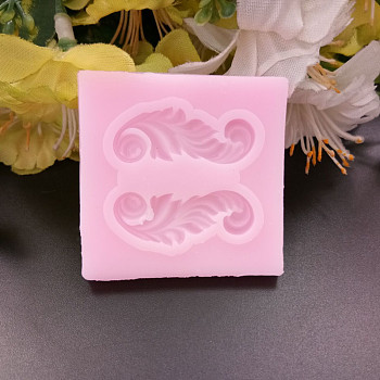 Food Grade Silicone Molds, Fondant Molds, For DIY Cake Decoration, Chocolate, Candy, UV Resin & Epoxy Resin Jewelry Making, Hot Pink, 40x40x5mm, Inner Size: 29mm