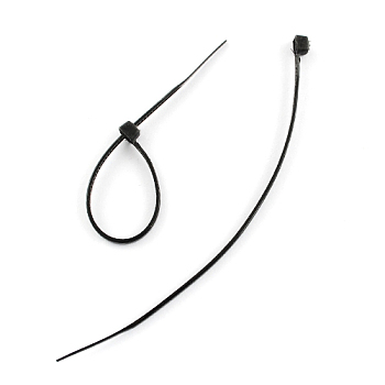 Nylon Cable Ties, Tie Wraps, Zip Ties, Black, 80x3mm, about 1000pcs/bag