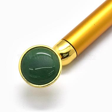 Электрические массажные палочки натуральный зеленый авантюрин(G-E515-13M)-2