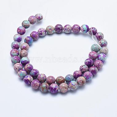Natural Imperial Jasper Beads Strands(G-I122-4mm-15)-4