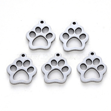 Stainless Steel Color Dog Stainless Steel Charms