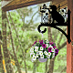 Iron Hanging Plant Hanger Bracket(HJEW-WH0095-023)-4